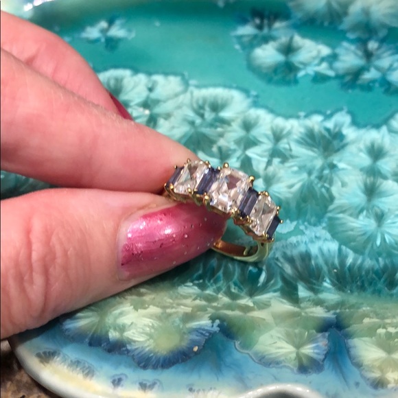 Women’s Gold Color over Sterling Ring Approx size 5 - Picture 4 of 17